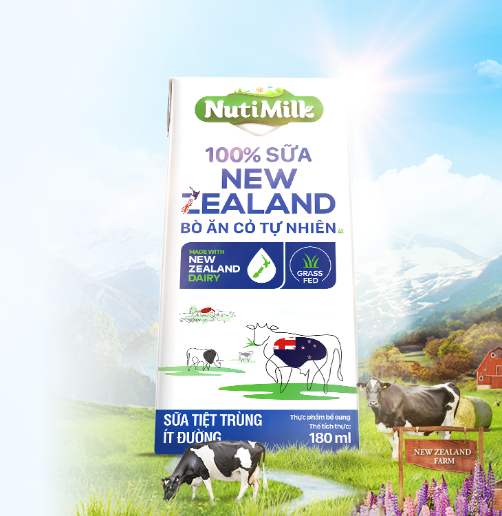 100% Sữa New Zealand
