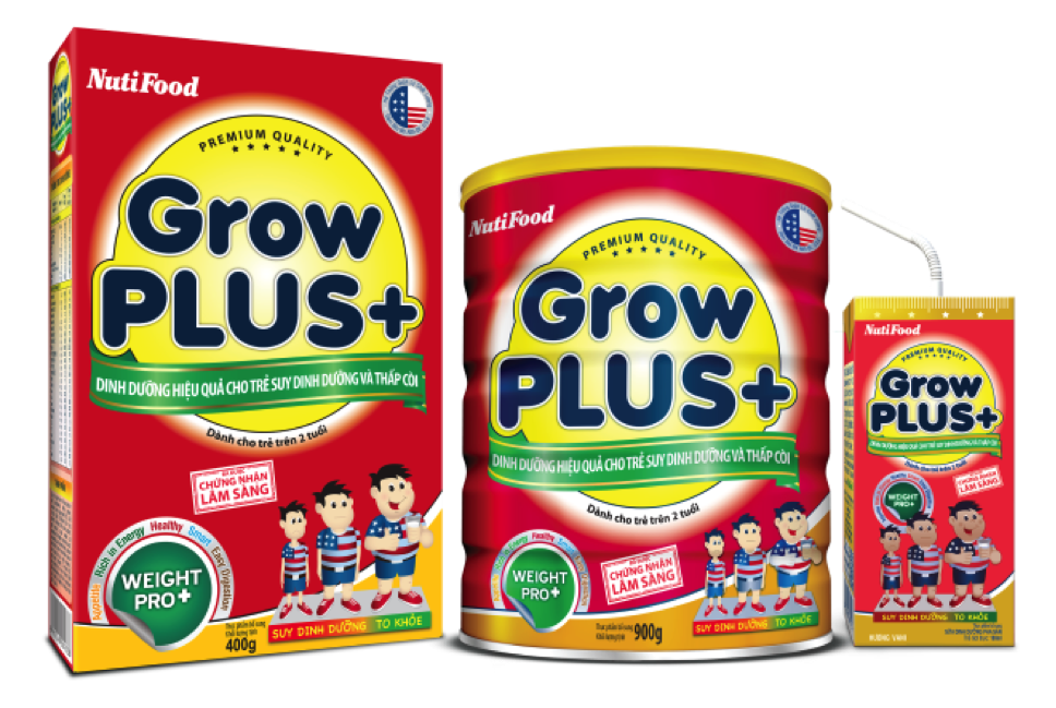 Growplus+ tăng cân khỏe mạnh cho bé